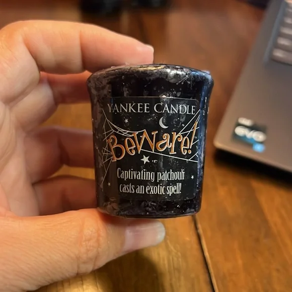 Yankee Candle lot of 3 "Beware" Votives‎ - Picture 2 of 2